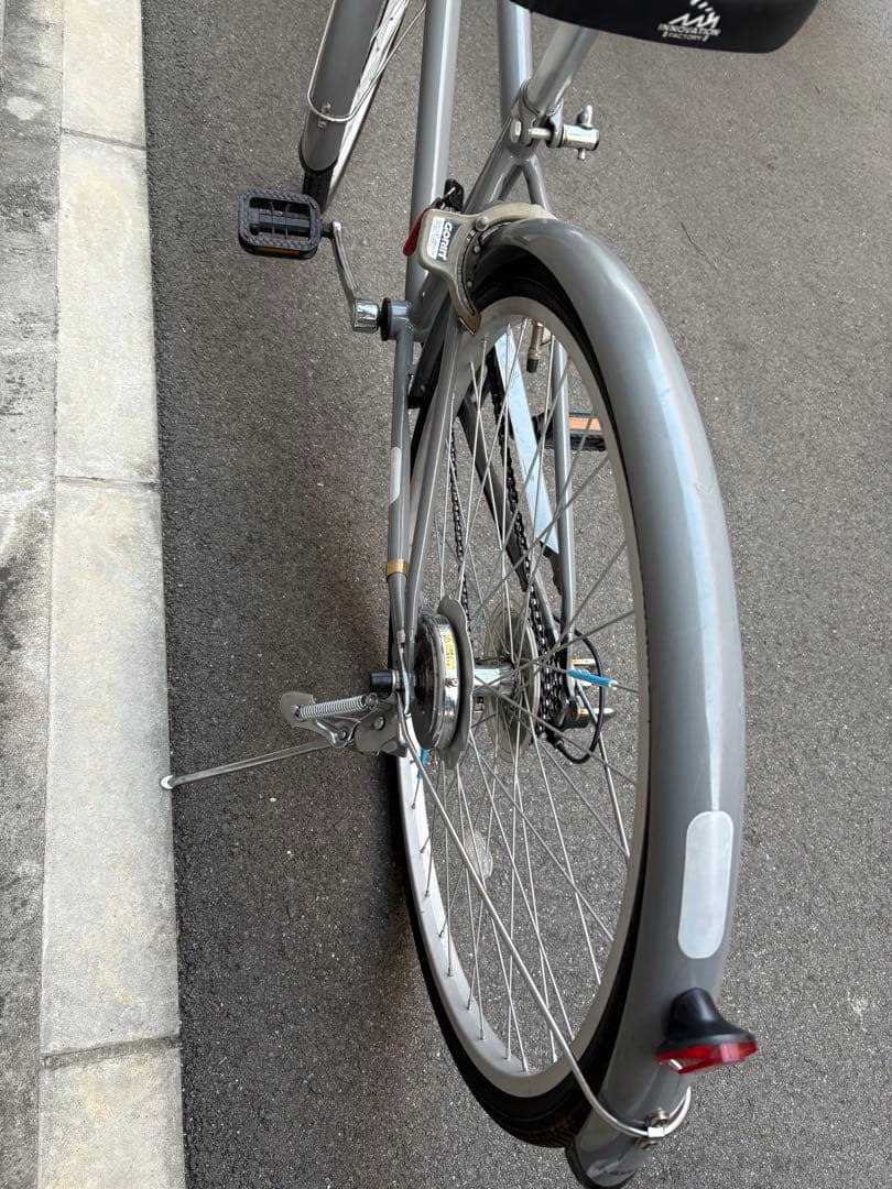 シティサイクル　26インチ　グレー