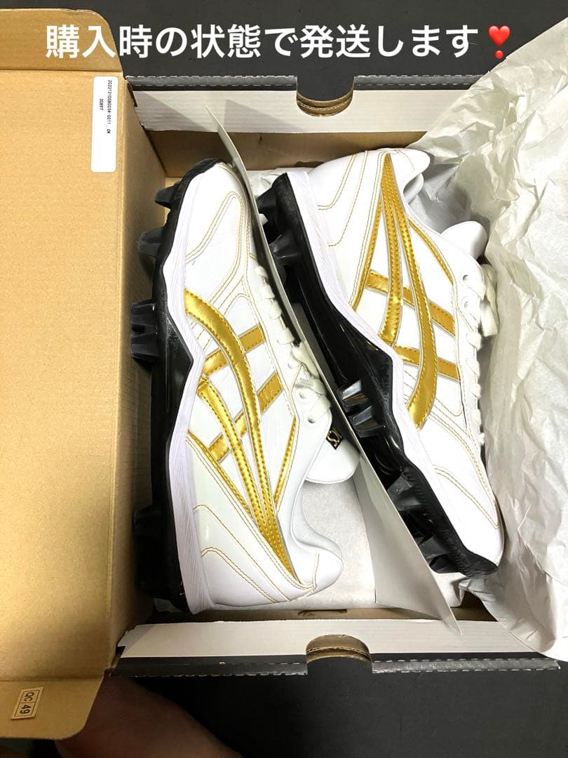 【美品】アシックス GOLDSTAGE オーダーポイントスパイク 26.0cm