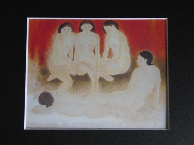 大野俊明、【夢幻】、希少な額装用画集より、新品額装付、状態良好