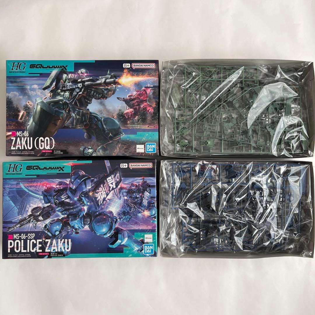 【GQ6個セット】HG 白いガンダム＆赤いガンダム＆GFreD他3点