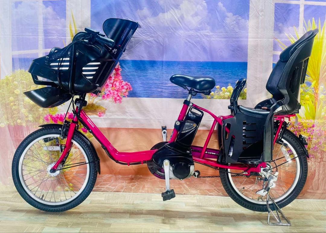 【週末限定価格！】ギュット⭐️13AHパナソニック子供乗せ電動自転車Y3250