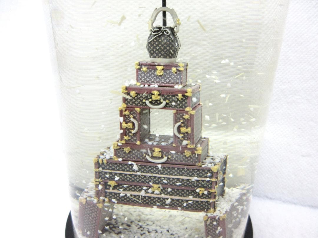 ヴィトン シャンゼリゼ本店記念 トランクタワー エッフェル塔 スノードーム a