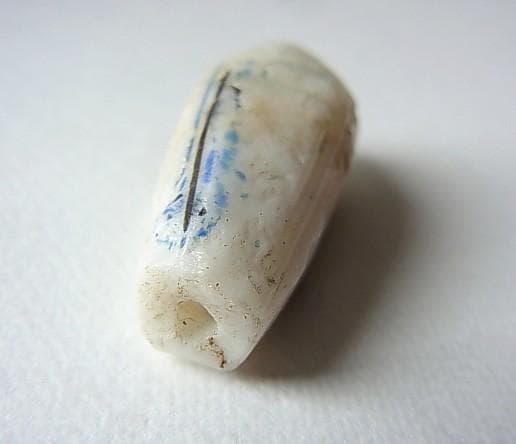 ★X1002★古代石 (199) 出土 青釉　クォーツ　ビーズ　大粒　ペンダント