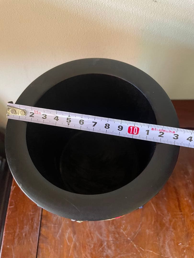 中国清代乾隆年製 紫檀笔筒 诗文宝石嵌め古董品重1.2kg