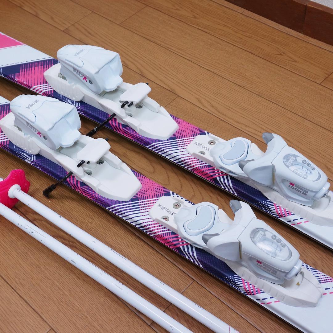 メンテ済 118cm 靴21cm HART カービングスキーセット (120