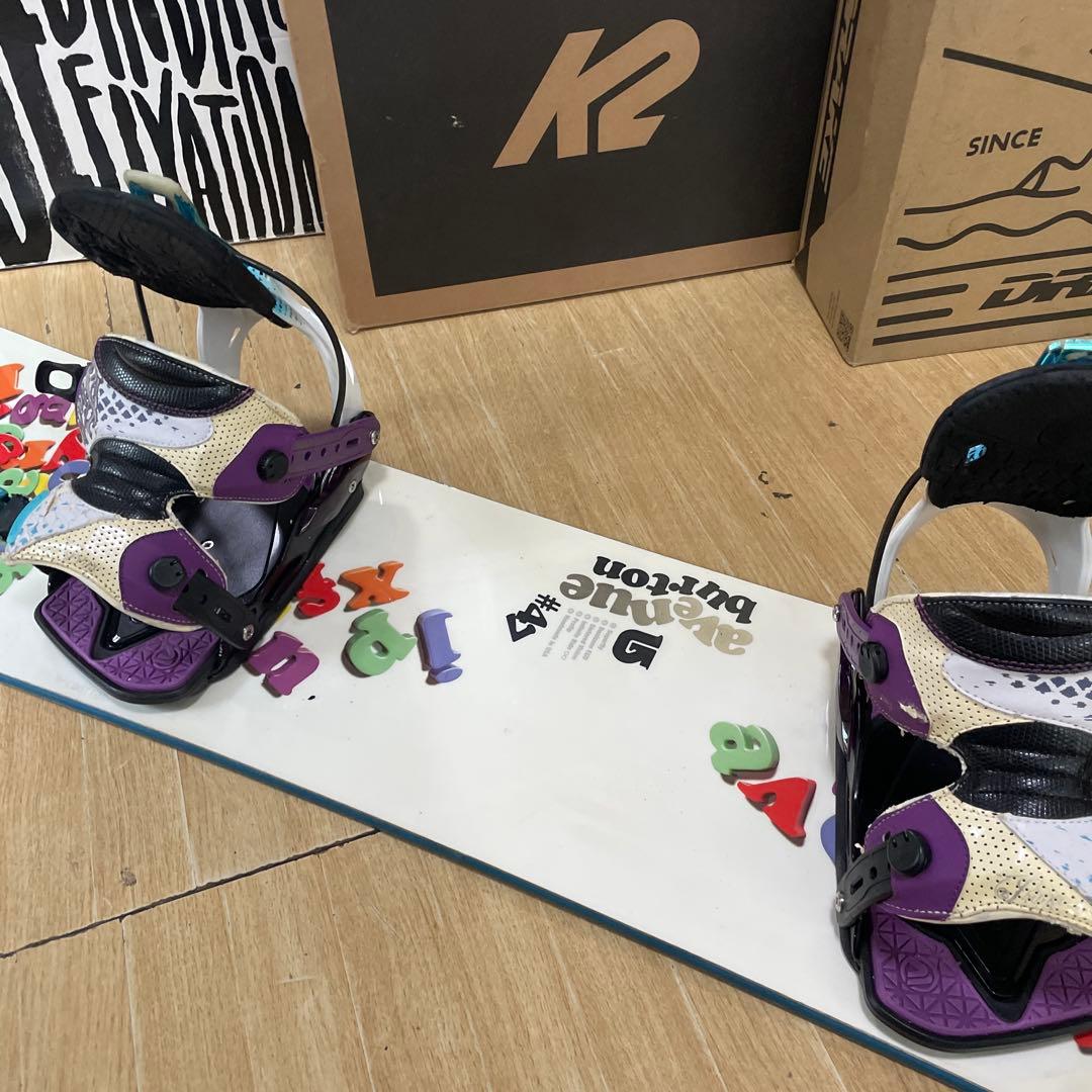 BURTON×FLOW　バートン　フラックスバインディング付　スノーボードセット