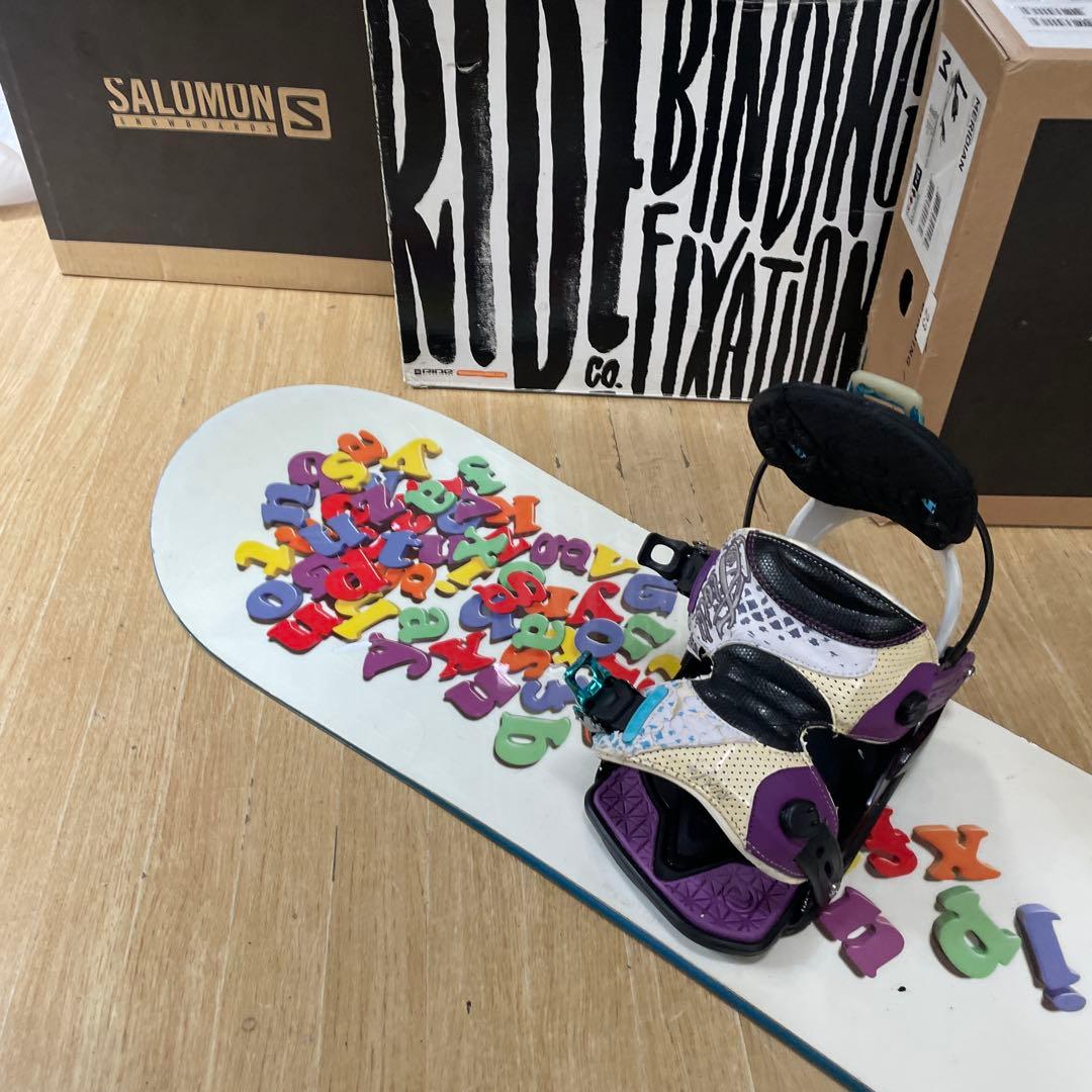 BURTON×FLOW　バートン　フラックスバインディング付　スノーボードセット