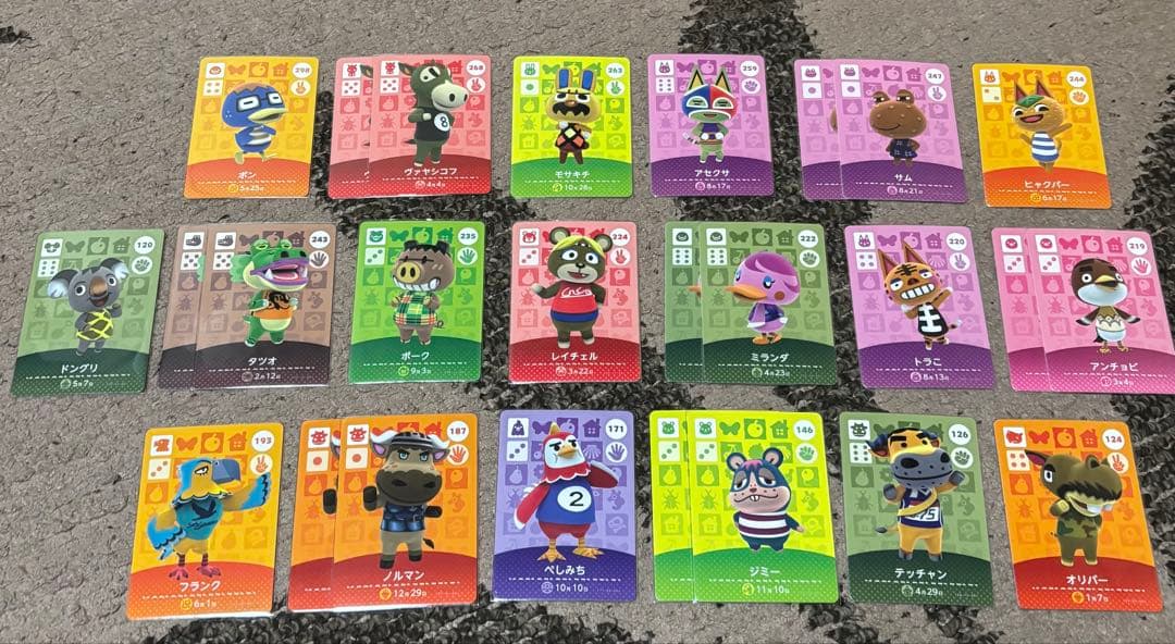 【バラ売り可】どうぶつの森 amiibo カード まとめ売り