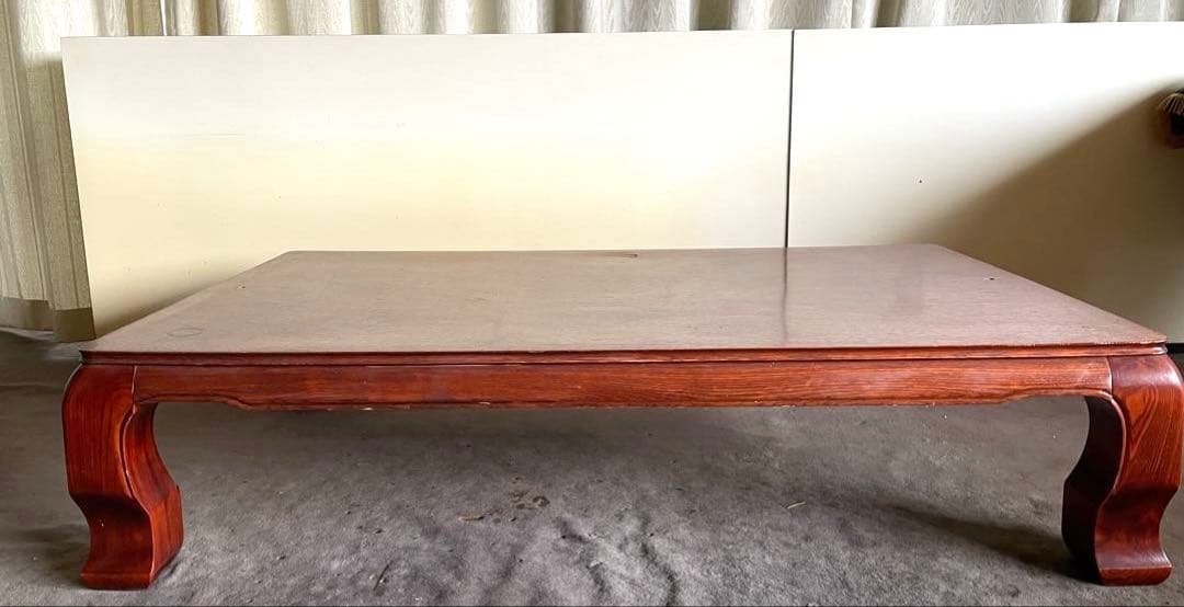 木製座卓 こたつ　茶色 シンプルデザイン