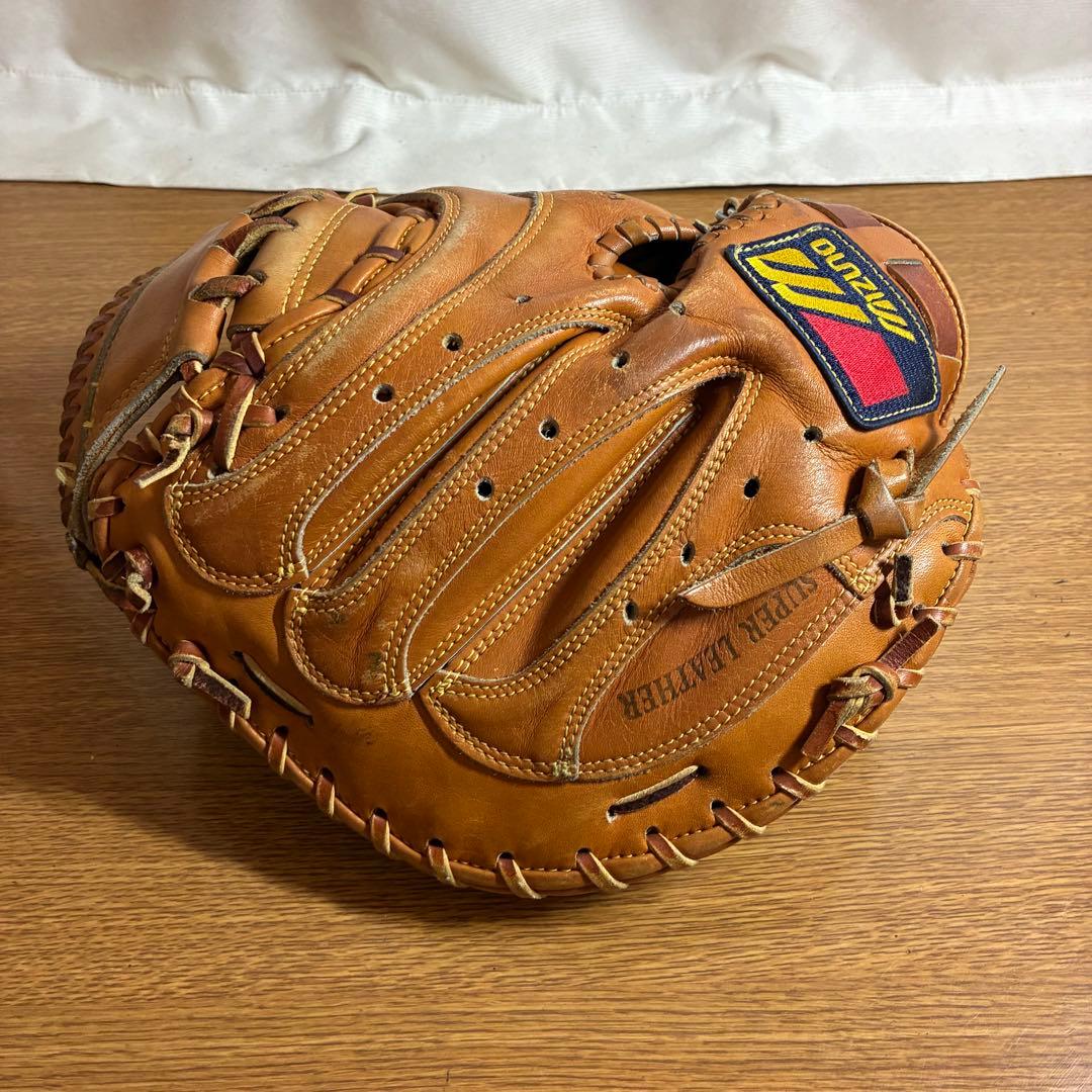 ミズノ ワールドウィン 一般硬式 キャッチャーミット 大人用 美品