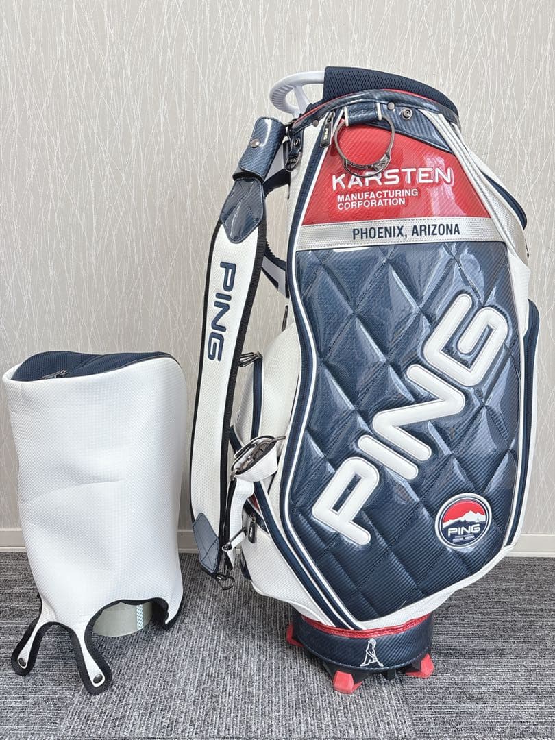 美品❗️PING/KARSTEN 9.5型 キャディバッグで大変希少なモデル