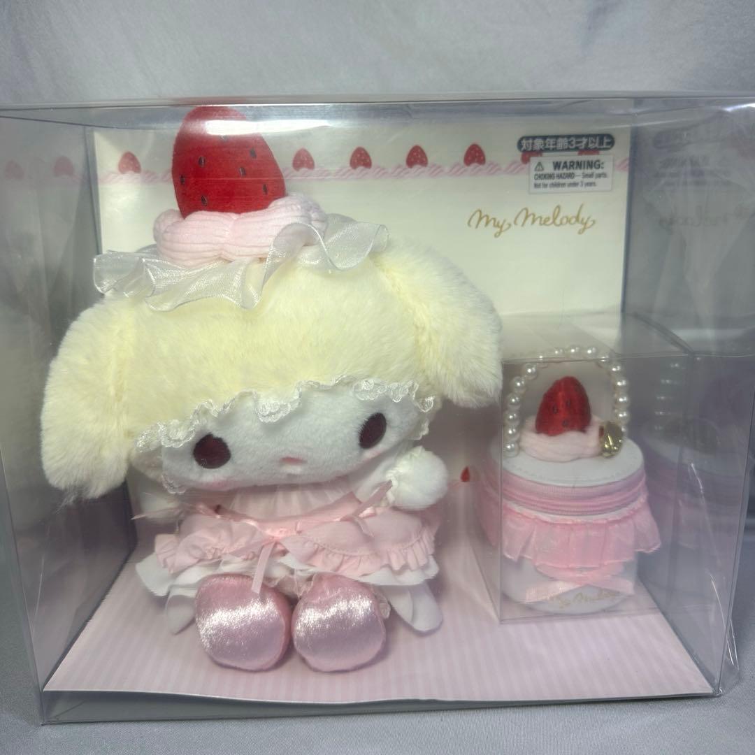 マイメロ　いちごホイップケーキ　ぬいぐるみ