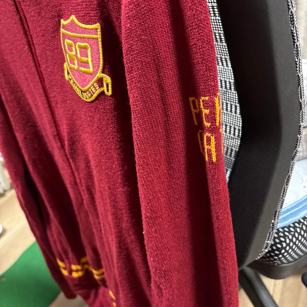 PEARLY GATES ワインレッド カーディガン