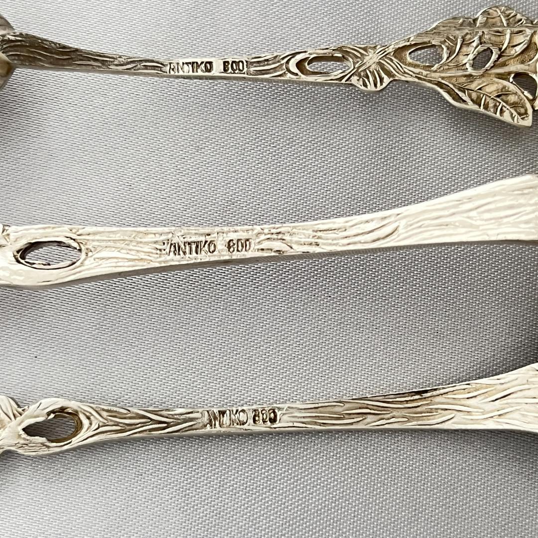 【ANTICO】 ケーキサーバー / クリーム / シュガースプーン【純銀】