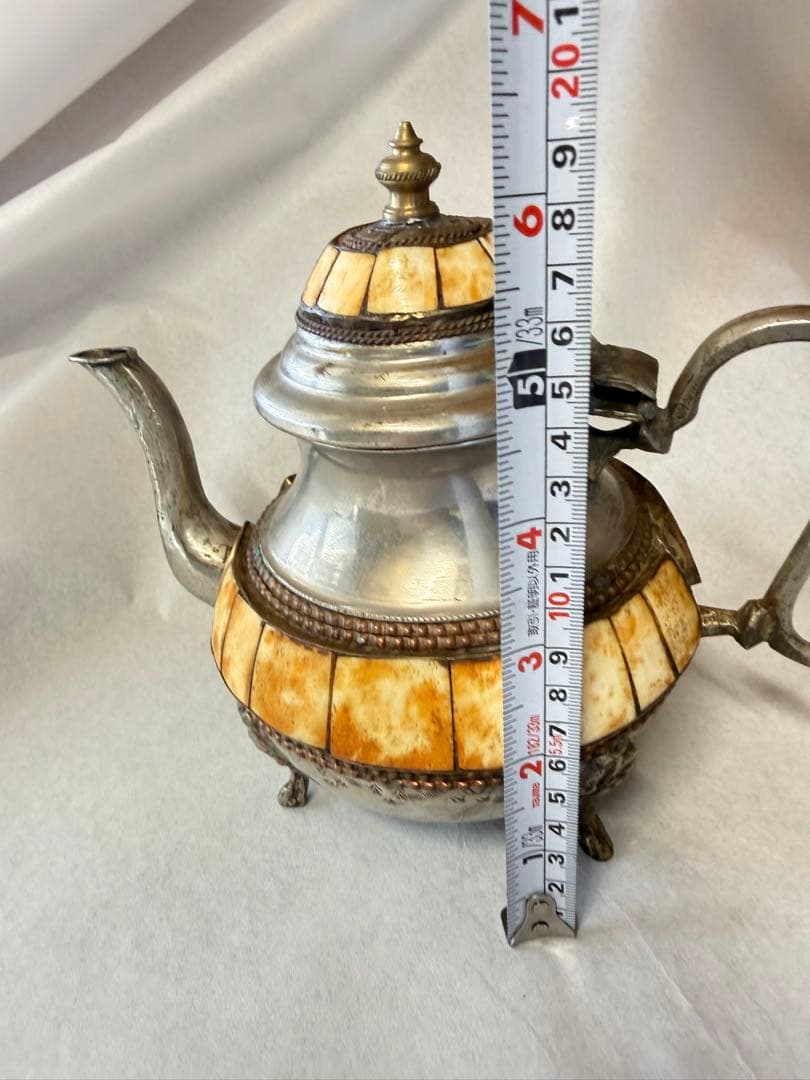 モロッコ ヴィンテージ 手作り ティーポット レア希少