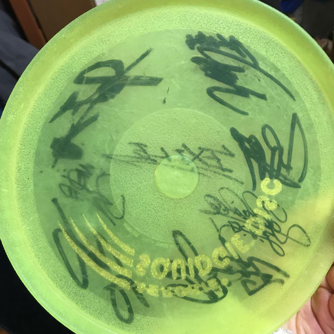 EXILE サイン入りフリスビー