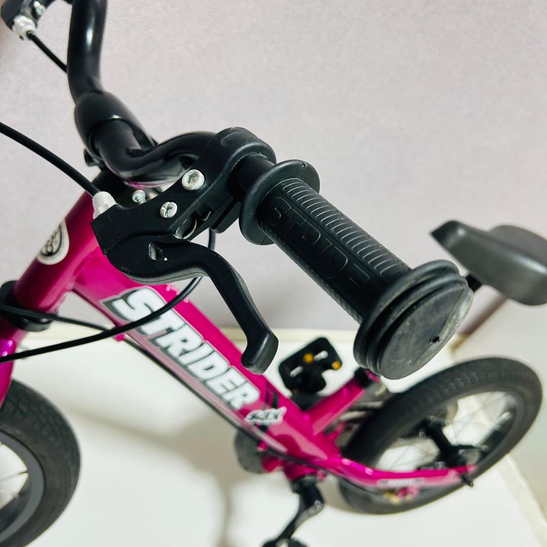 【極美品】STRIDER 14Xストライダー キッズバイク フューシャピンク