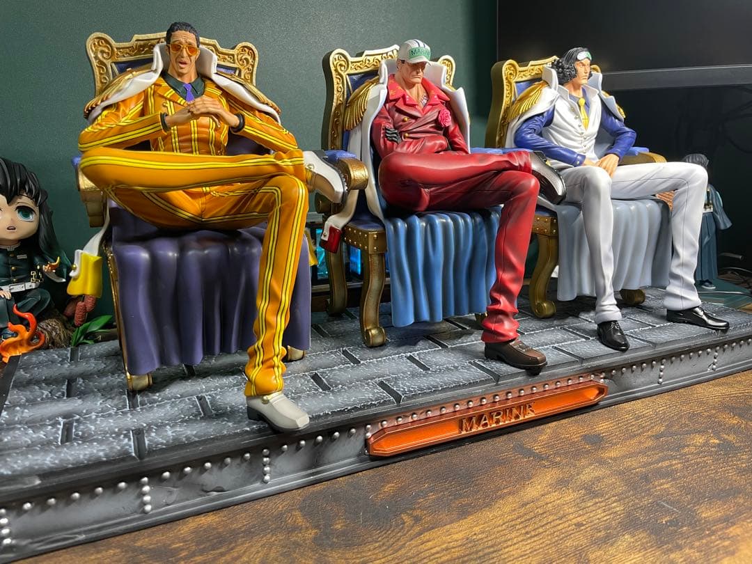 ONE PIECE 海軍三大将 赤犬 青雉 黄猿 セット フィギュア