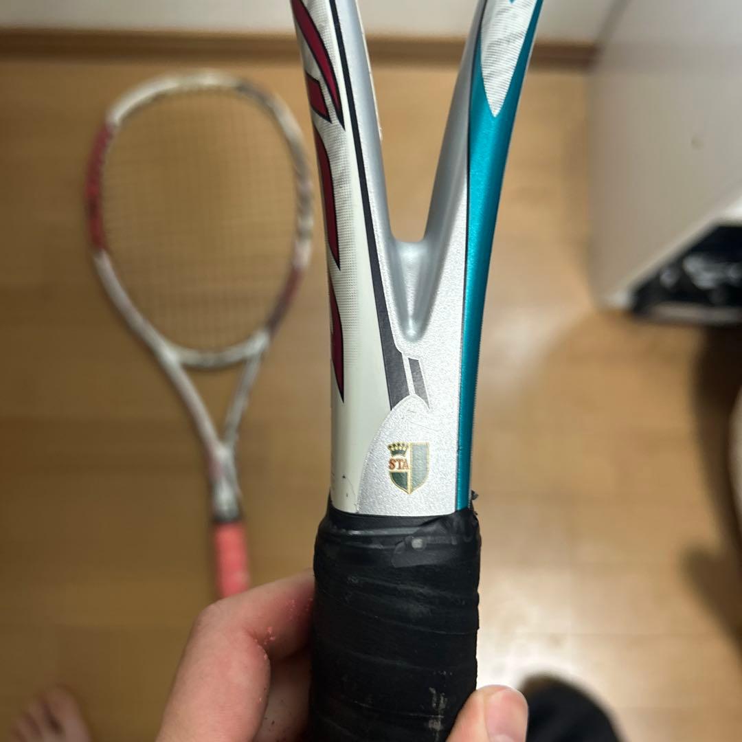 YONEX VCORE 100 軟式テニスラケット G3 ケース付2本セット