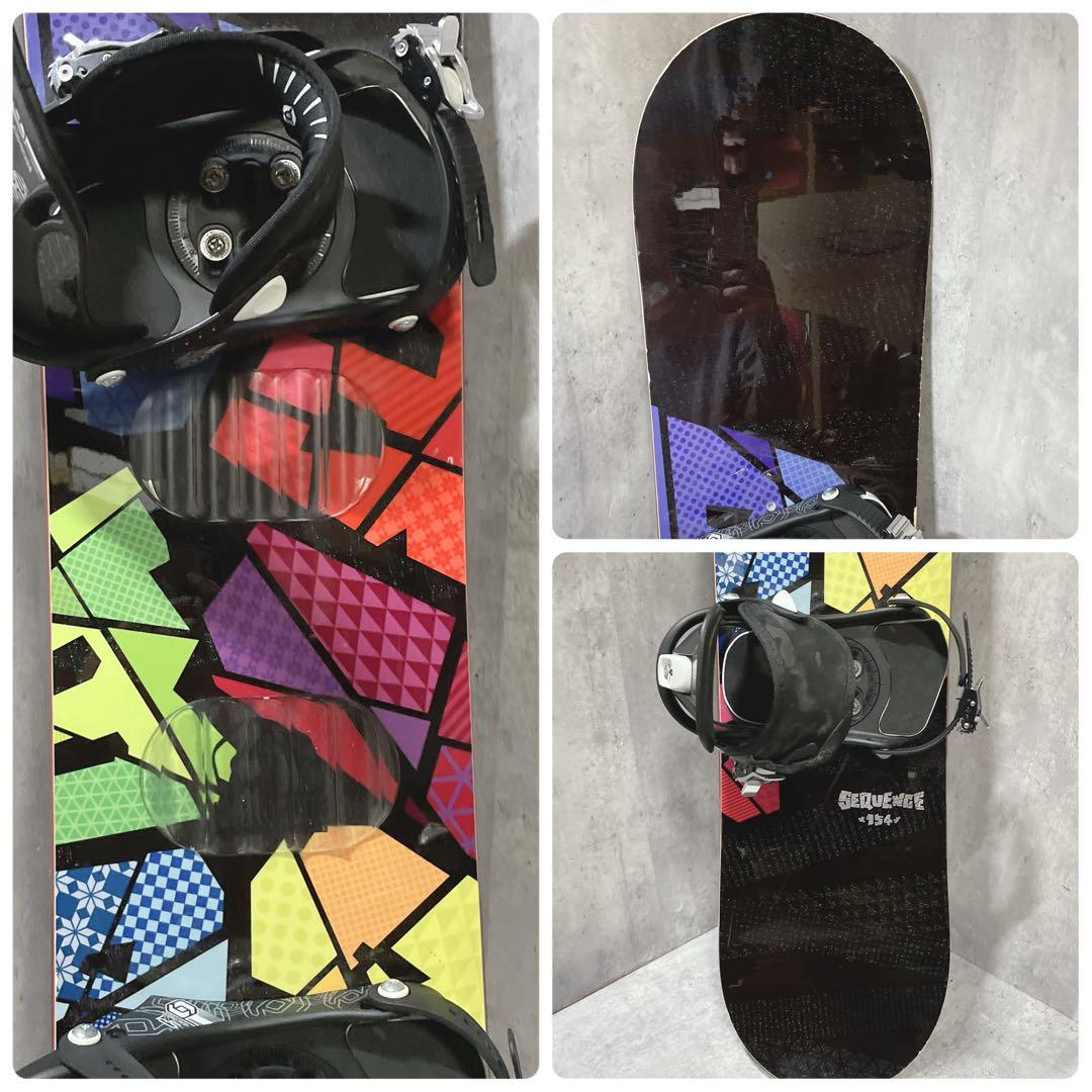 SALOMON SEQUENCE 154cm スノーボード バイン付 サロモン