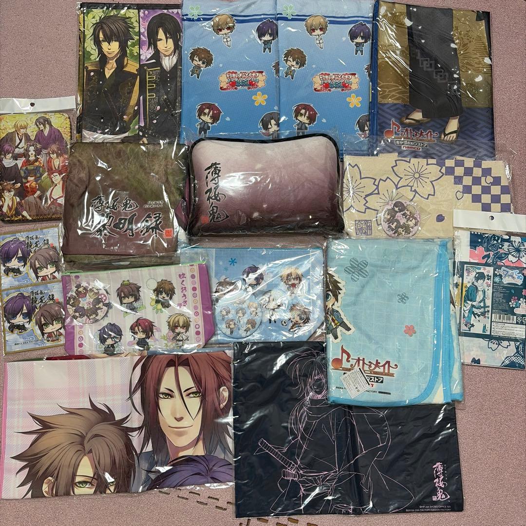 薄桜鬼 斎藤一 缶バッジ ゲームソフト アクリルキーホルダー その他