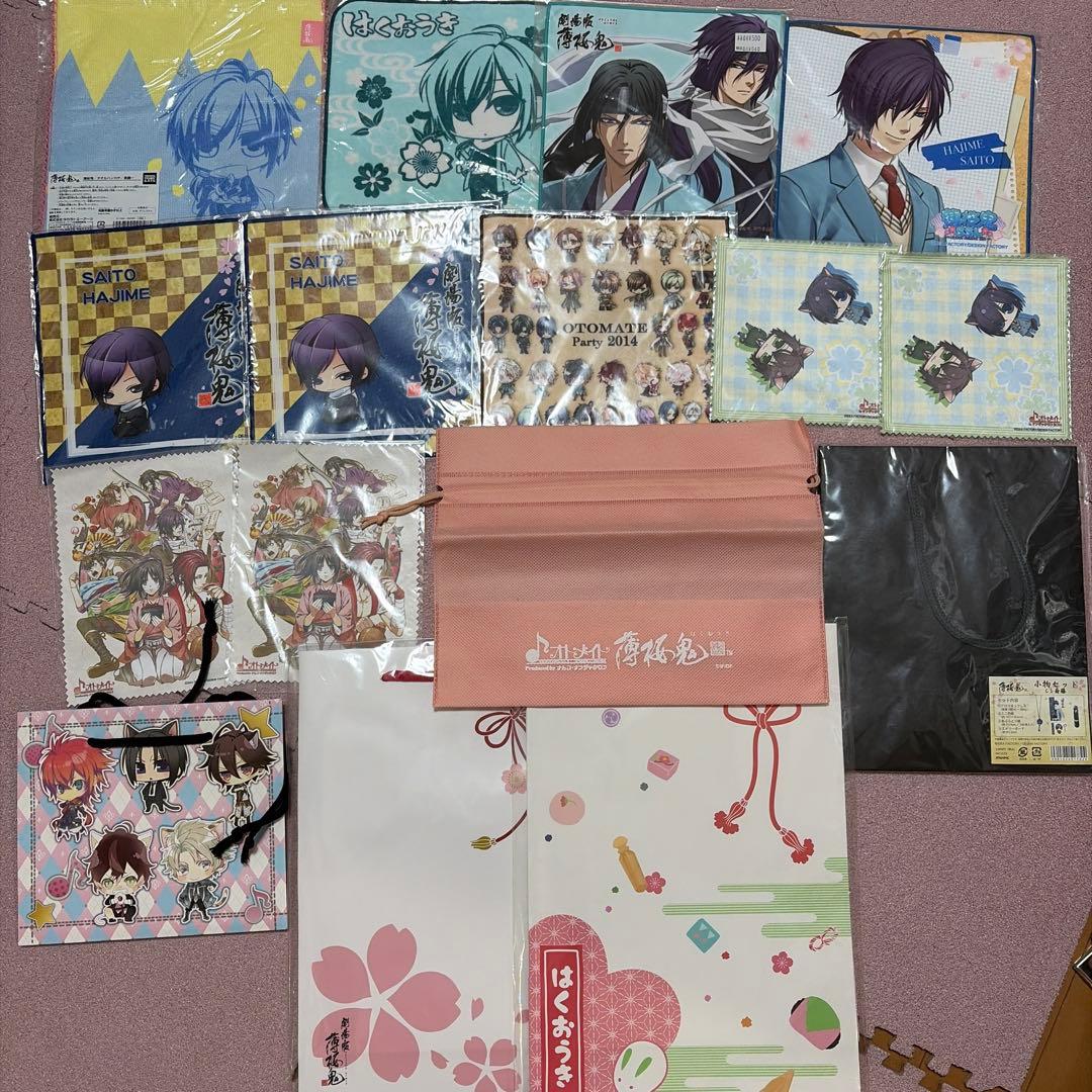 薄桜鬼 斎藤一 缶バッジ ゲームソフト アクリルキーホルダー その他