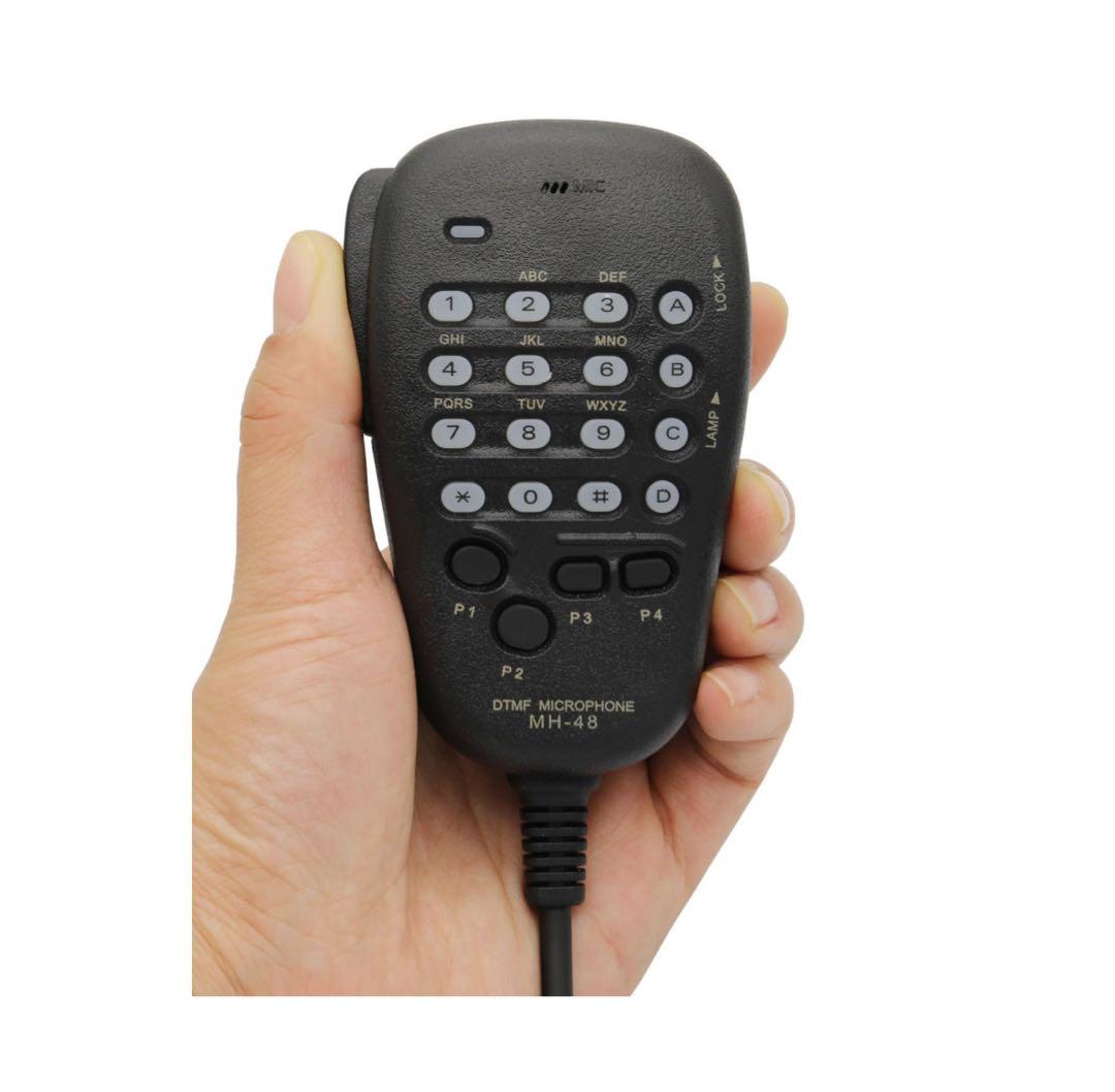 DTMFハンドヘルドマイク MH-48 6ピンスピーカーマイク