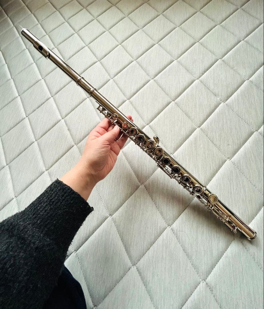 初心者用フルート　カリーナ　ニッケルメッキ