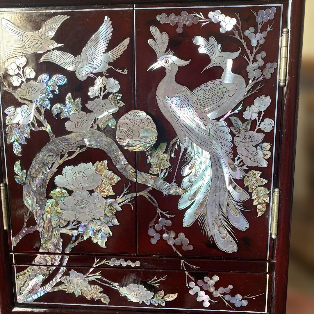 韓国　本物　螺鈿工芸品　ジュエリーボックス