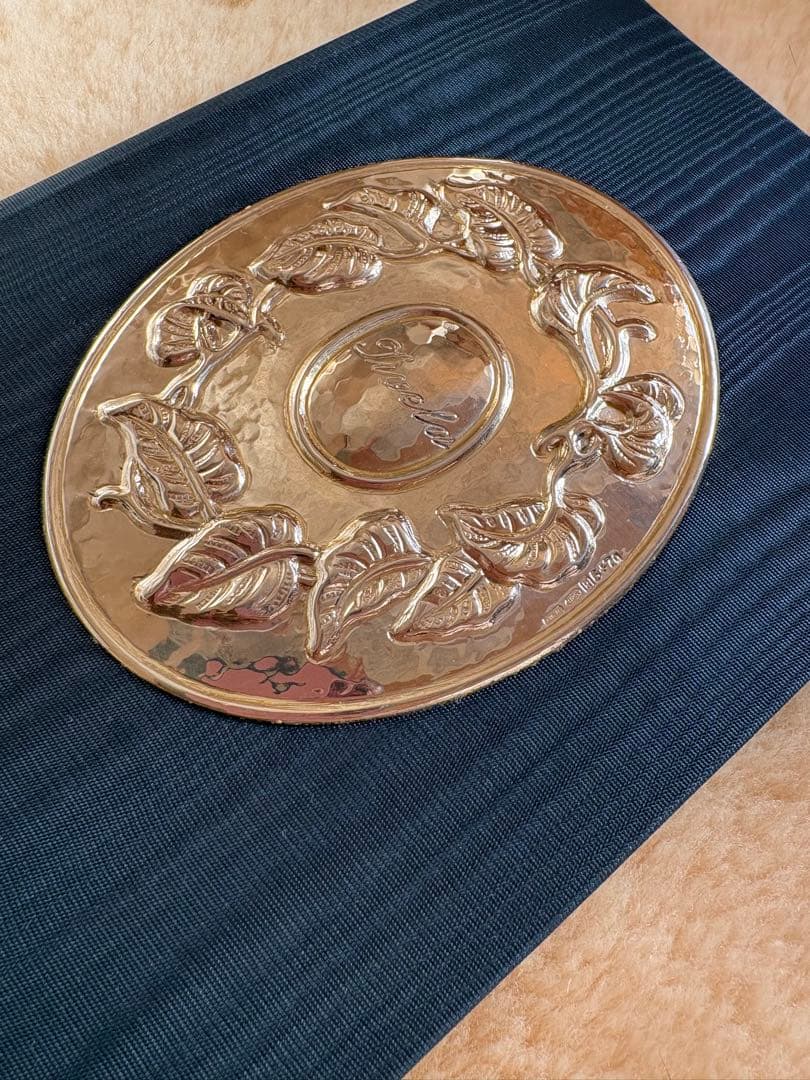 【イタリア老舗】スターリングシルバー925装飾 アドレス帳 未使用 本物刻印あり