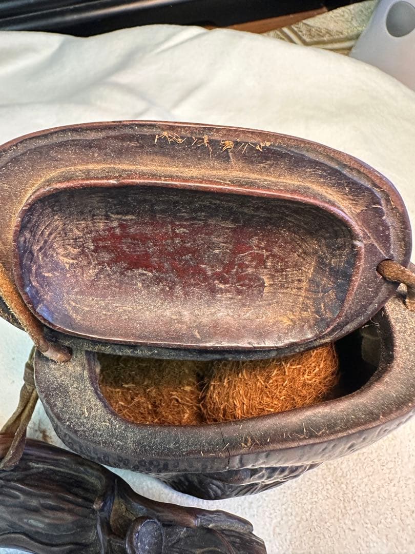 煙草ケース，煙管入り，煙管. 煙具，珊瑚，古董品，木雕，キセル入れ，民芸