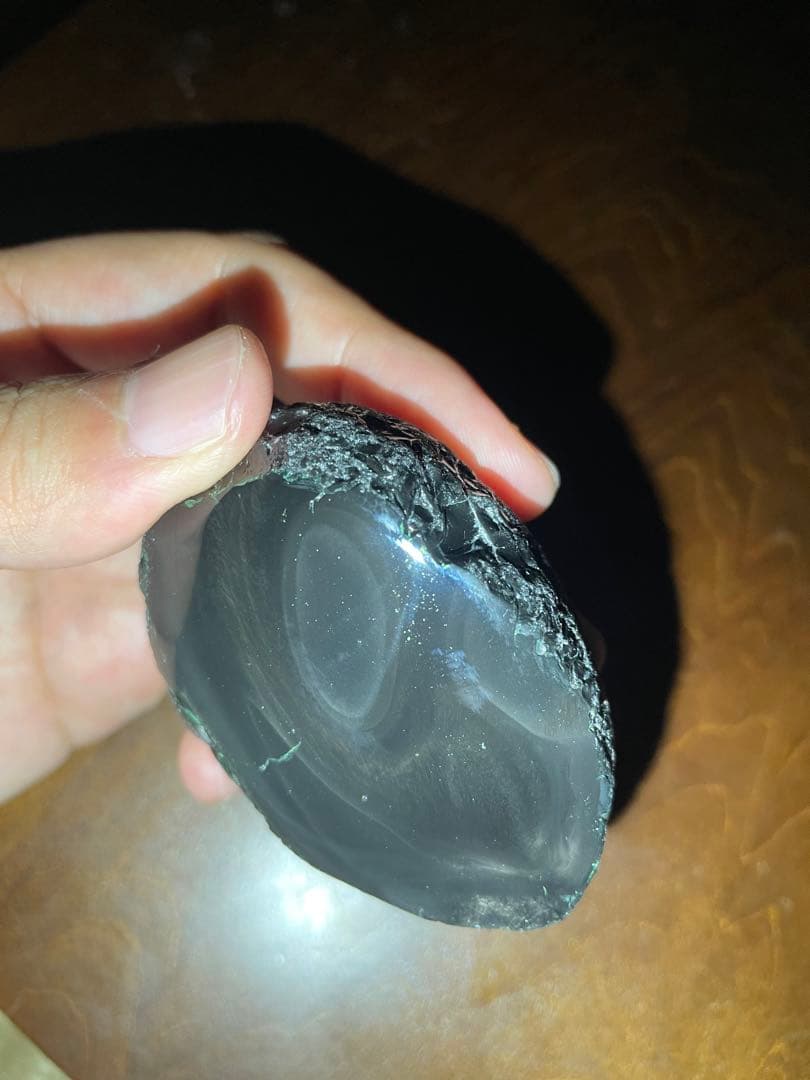 研磨品　十勝石玲瓏　金虹　ゴールデンレインボーシラー