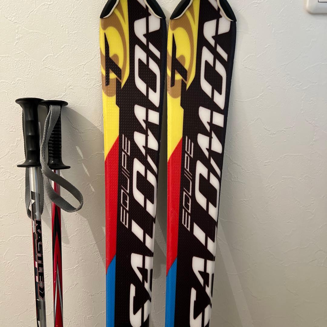 スキー３点セットSAROMON ROSSIGNOL ジュニア　120 22.5