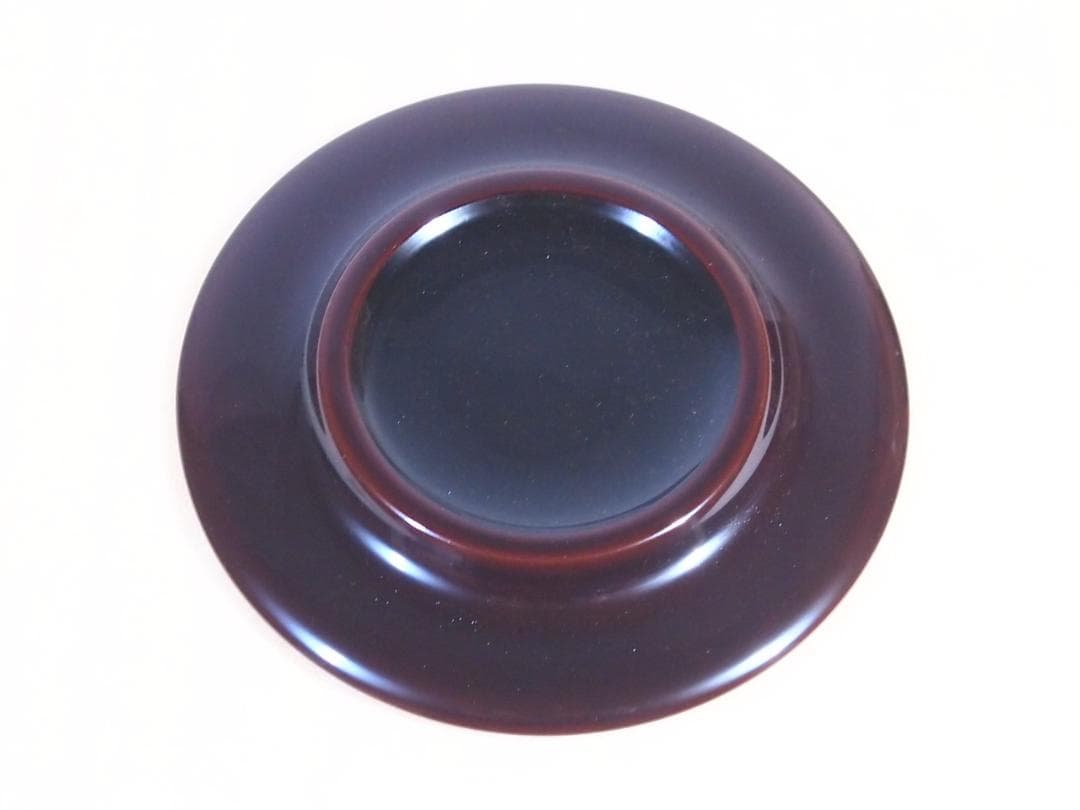 【未使用】輪島塗 HANANURI 花ぬり 古代溜/波線 コーヒーカップ 漆器