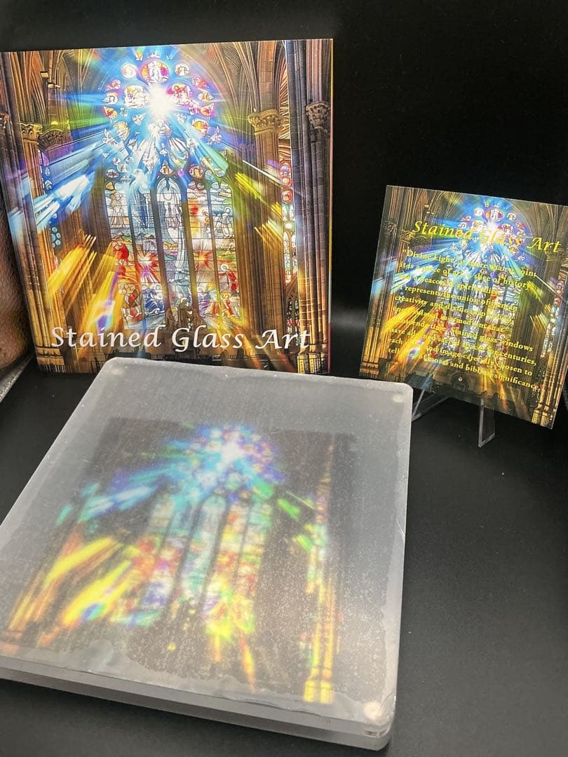 Stained Glass Art Divine Light カメルーン銀貨