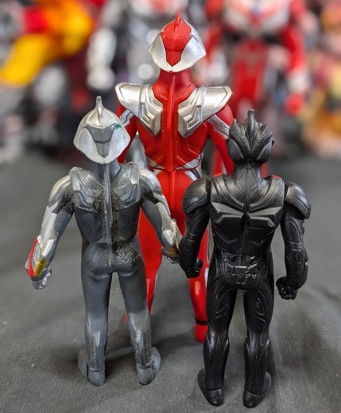 ウルトラマンネクサス＆登場怪獣・宇宙人（バンダイ）ソフビフィギュア７体セット＋２