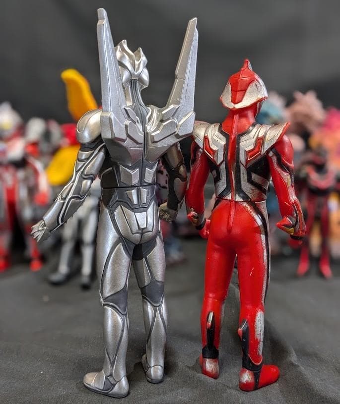 ウルトラマンネクサス＆登場怪獣・宇宙人（バンダイ）ソフビフィギュア７体セット＋２
