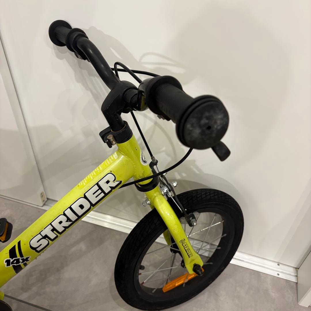 ストライダー限定色 STRIDER 14X ライムイエロー 幼児自転車