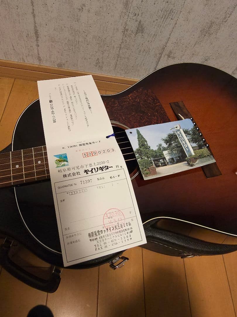 K.Yairi（Alvarez）G-1F　2002年製