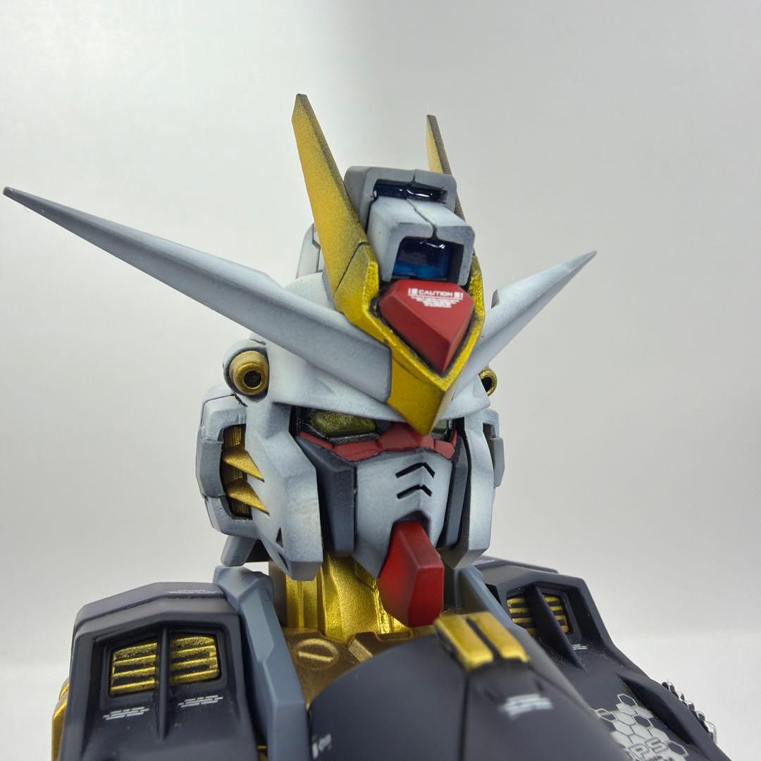【重厚フル塗装】MSメカニカルバスト04 ストライクフリーダム 塗装完成品