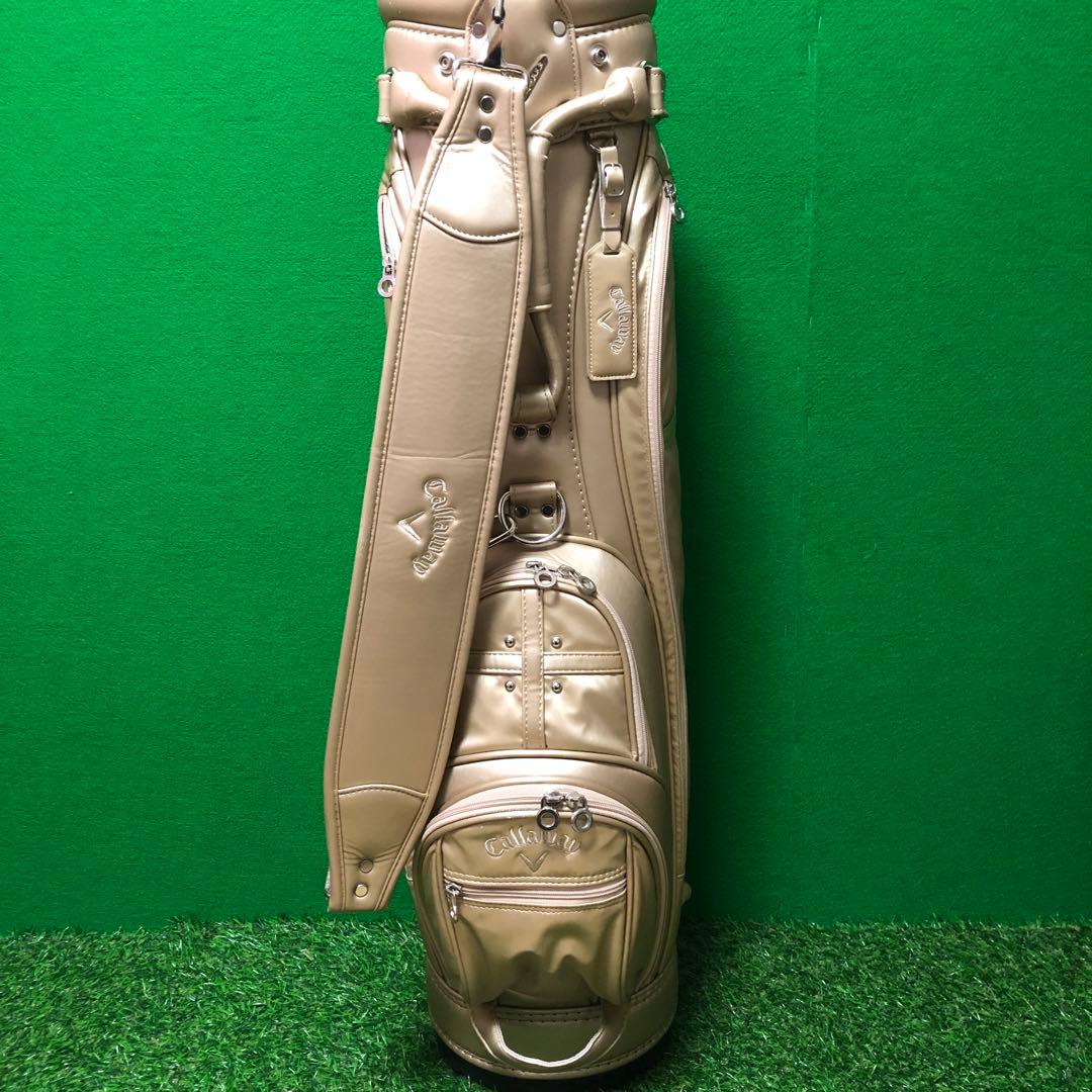 人気‼️Callaway キャディバッグ シャンパンゴールド 8インチ