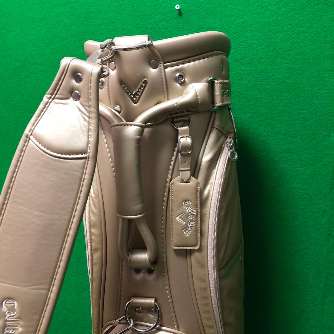 人気‼️Callaway キャディバッグ シャンパンゴールド 8インチ