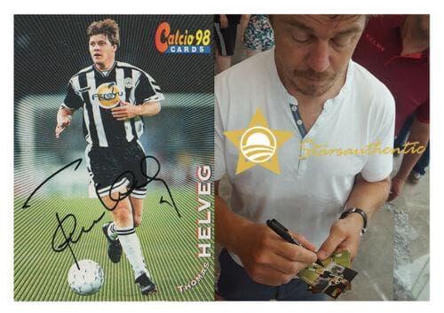 直筆サイン入り写真 トーマス・ヘルヴェグ ウディネーゼ・カルチョ /SA鑑定済
