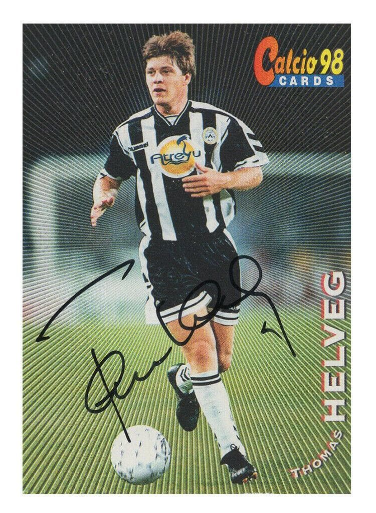 直筆サイン入り写真 トーマス・ヘルヴェグ ウディネーゼ・カルチョ /SA鑑定済