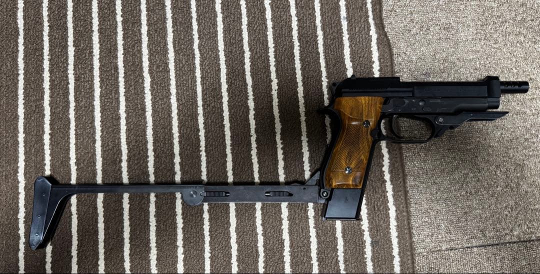 KSC M93Rガスブローバック　ヘビーウェイト　　ストック　付き