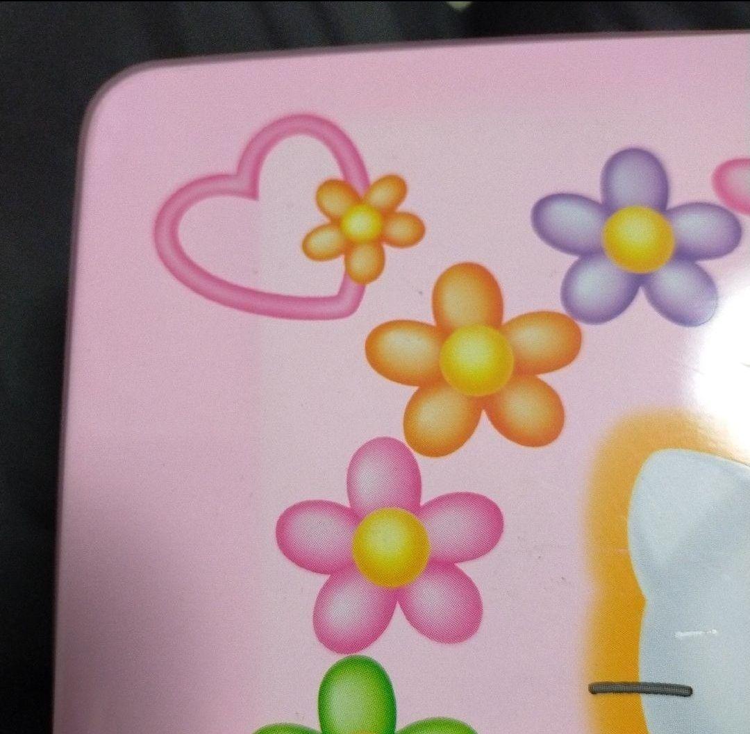 レトロ　サンリオ　ハローキティ　取っ手付き　ミニ　缶ケース