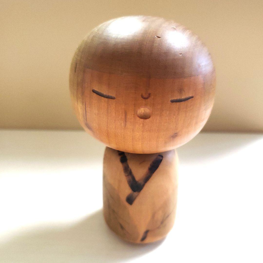 こけし4個　村上けん一作品サイン入り他