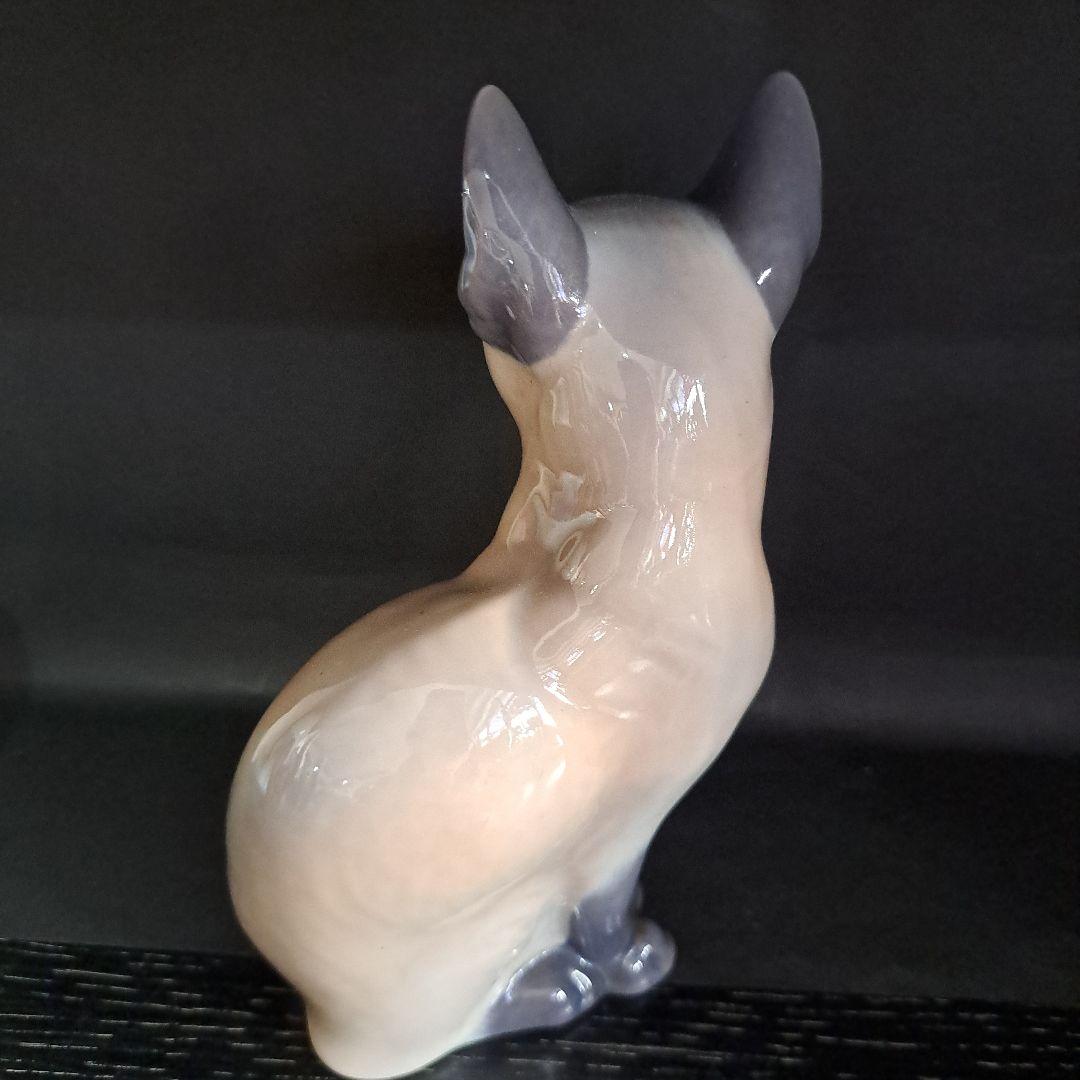 ロイヤルコペンハーゲン　　極上品　シャム猫　刻印　置物