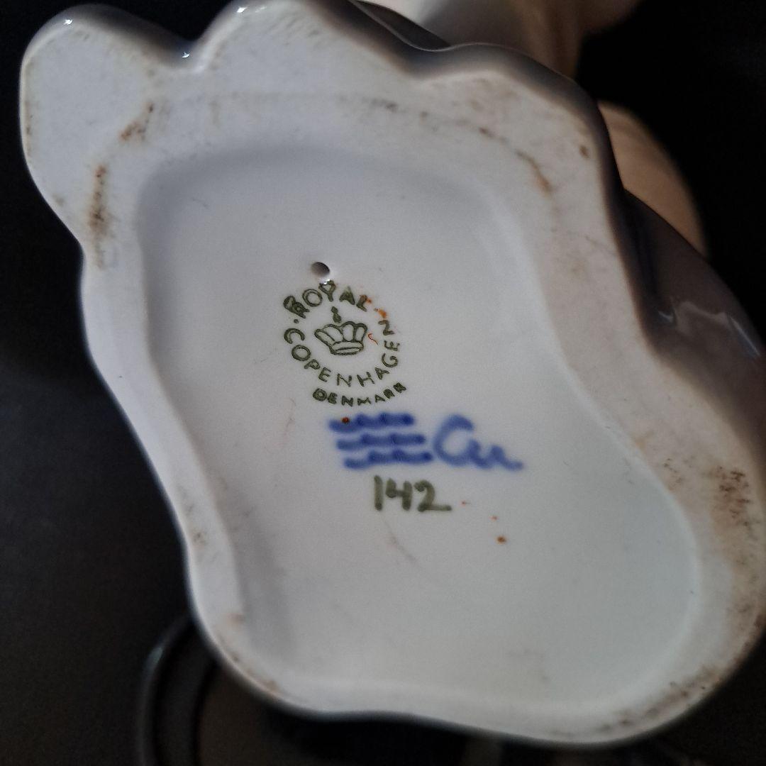 ロイヤルコペンハーゲン　　極上品　シャム猫　刻印　置物