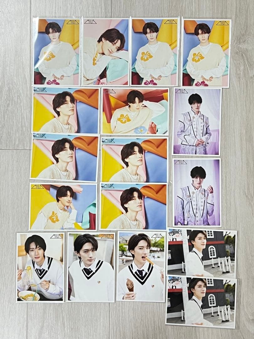 M!LK 山中柔太朗 生写真 114枚 まとめ売り